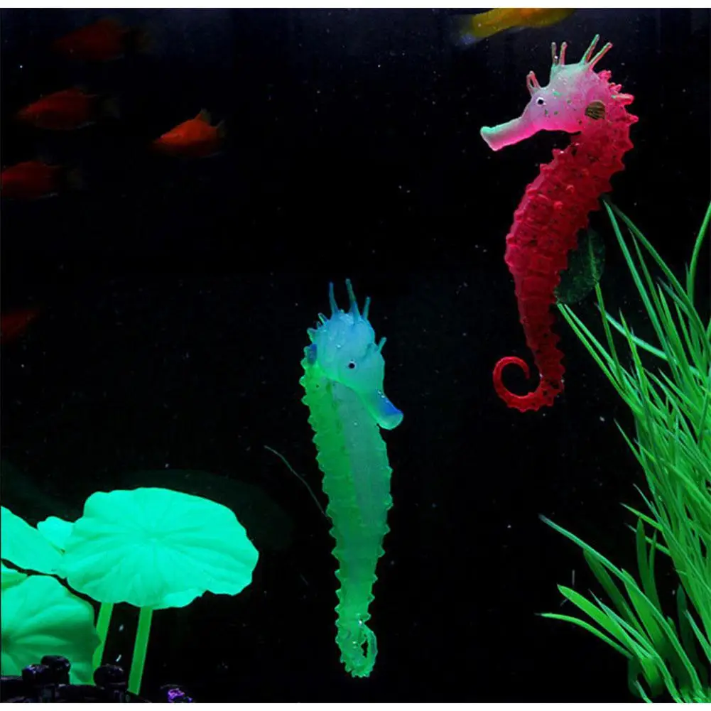 Имитирующий силиконовый прозрачный пейзаж лошади с флуоресцентным и светящимся