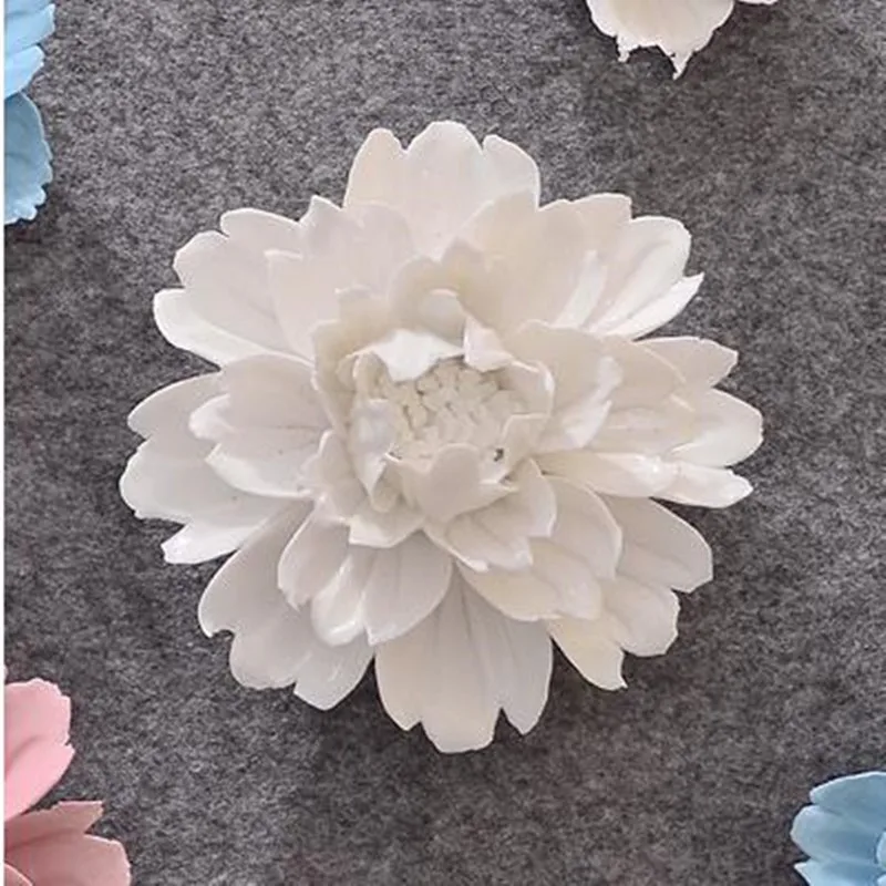 

Wall sticker peony hanging, creative home office restaurant wall decoration, beautiful flowers