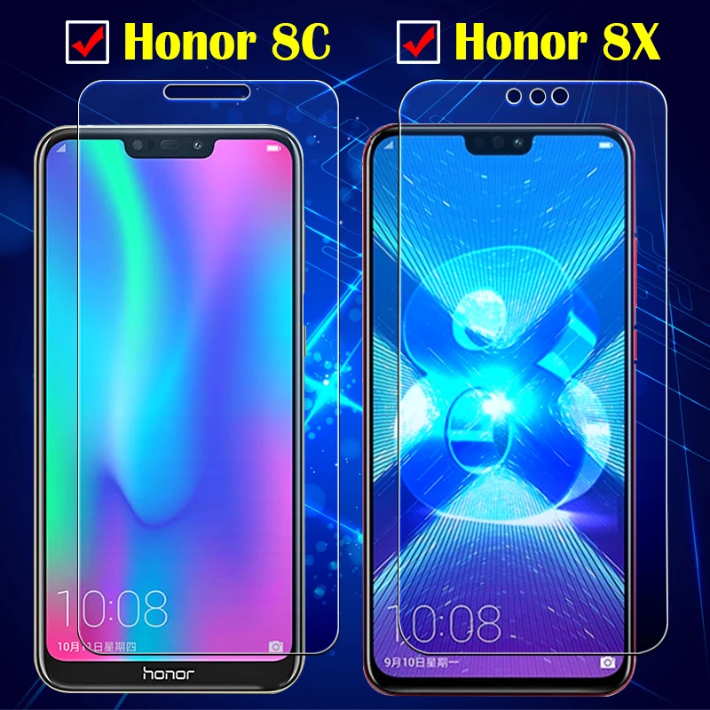 Защитное стекло на экран Honor 8x для huawei 8c закаленное honer honor8x hauwei Бронированная