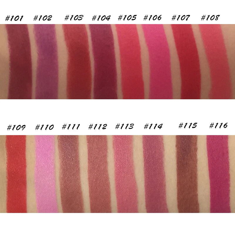 Новое поступление 2016 брендовая Косметическая матовая губная помада MYS стойкий