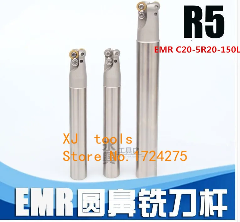 

EMR C20-5R20-150 Bore Indexable Shoulder End Mill Arbor,Mill Cutting Tools, Insert of carbide inserts RPMT1003/RPMW1003