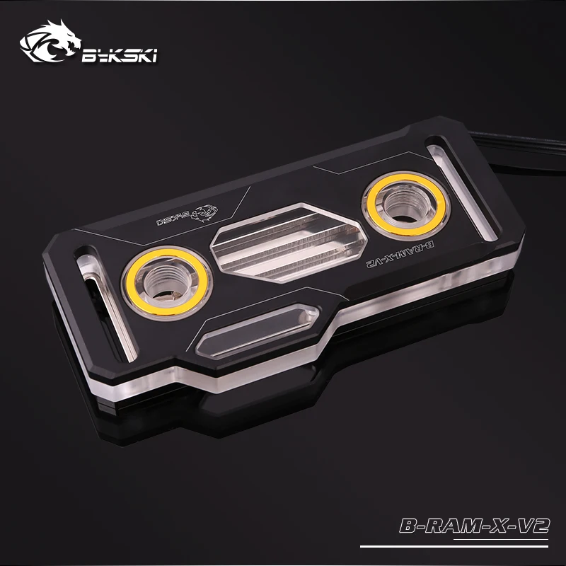 Bykski B RAM X V2 RBW Ram водяные блоки акриловый + черный/серебристый корпус из