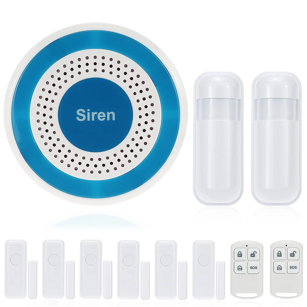 433 МГц беспроводной звуковой и флэш датчик системы сигнализации 20 беспроводных