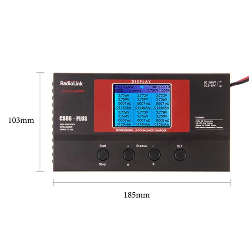 Зарядное устройство CB86 Plus для 8 шт. 2-6S Lipo батарея одновременно профессиональная для RC вертолета 2-6S Lipo батарея