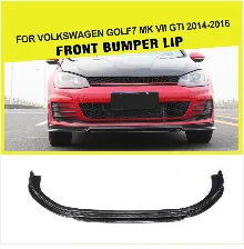 Углеродное волокно передний бампер спойлер сплиттеры для VW Golf 7 VII MK7 GTI Бампер