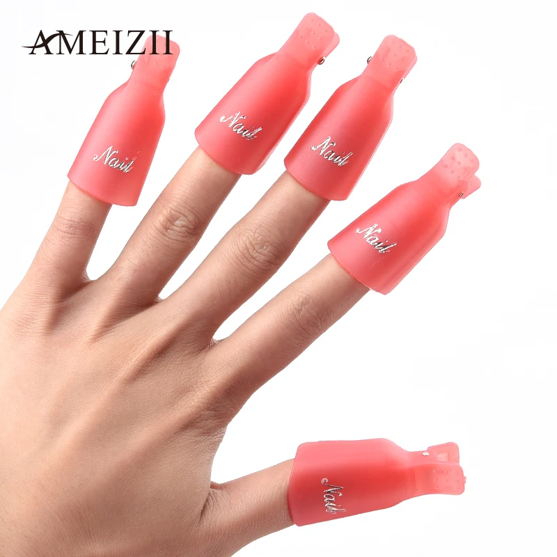 Ameizii Горячая продажа 10 шт./компл. красочные пластиковые ногтей искусство личная