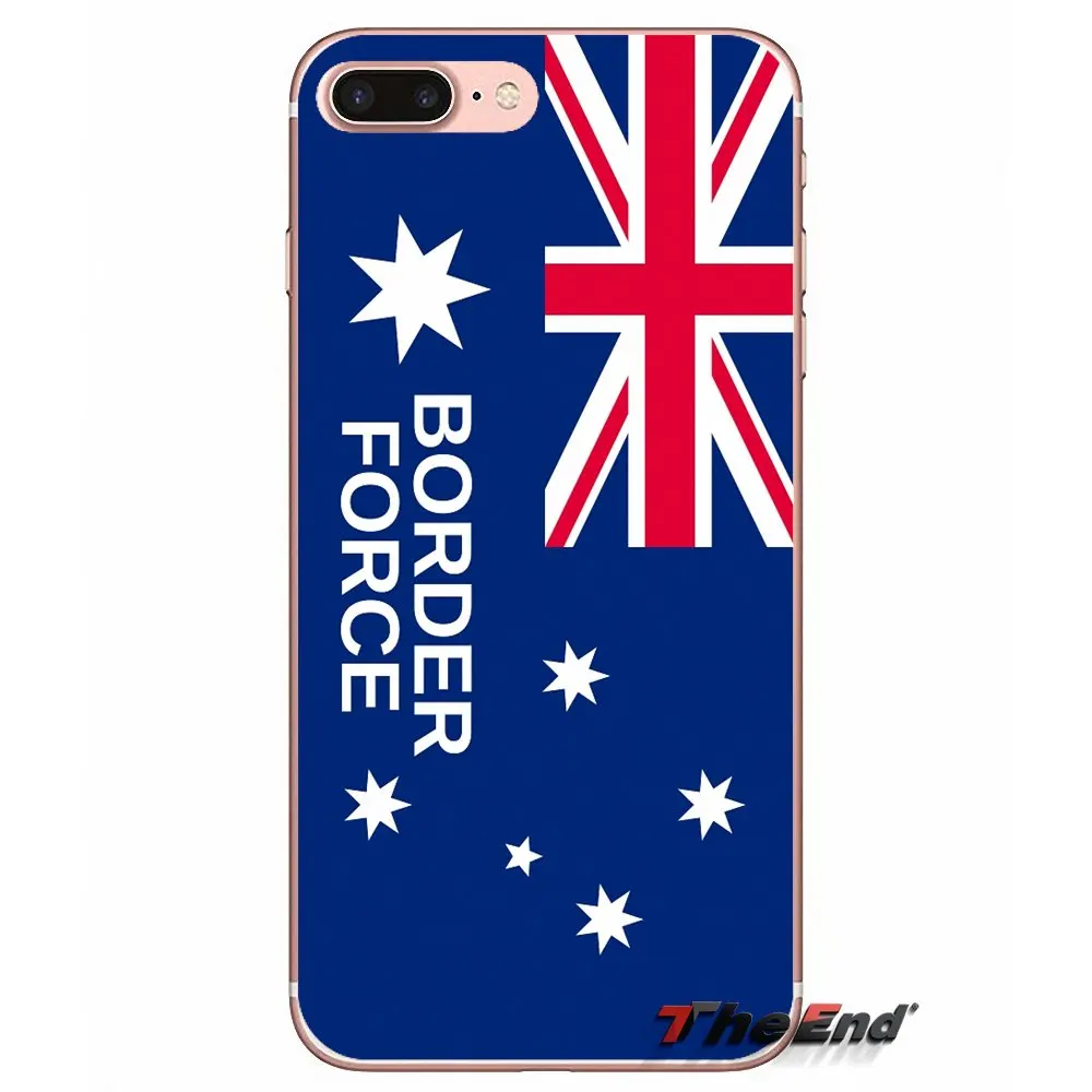 Для iPhone X 4 4S 5 5S 5C SE 6 6S 7 8 Plus Samsung Galaxy J1 J3 J5 J7 A3 A5 2016 2017 Австралийский флаг баннер AU Aussie