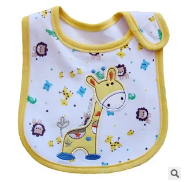 Giraffe Хлопковый детский нагрудник малыша, слюнявчик для новорожденных, водонепроницаемый нагрудник, бандана, нагрудники для младенцев, Слюнявчики для кормления - Цвет: Giraffe