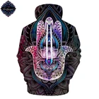 Толстовка HAMSA от Brizbazaar с художественным 3D принтом, мужские и женские толстовки, брендовый спортивный костюм, пуловеры, новая модная толстовка, забавная уличная одежда