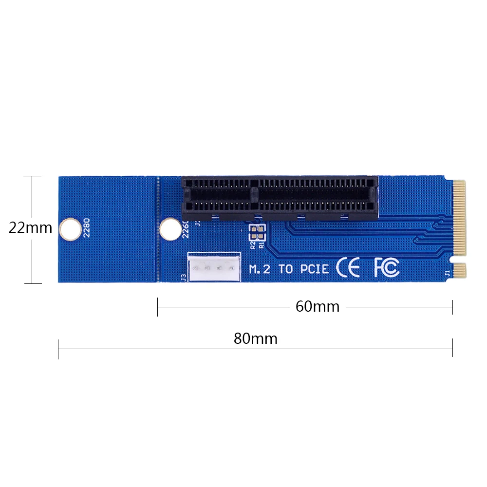 Адаптер CHIPAL NGFF M2 M.2 PCI E 4x 1x переходник со слота Папа мама PCIE множитель для майнера