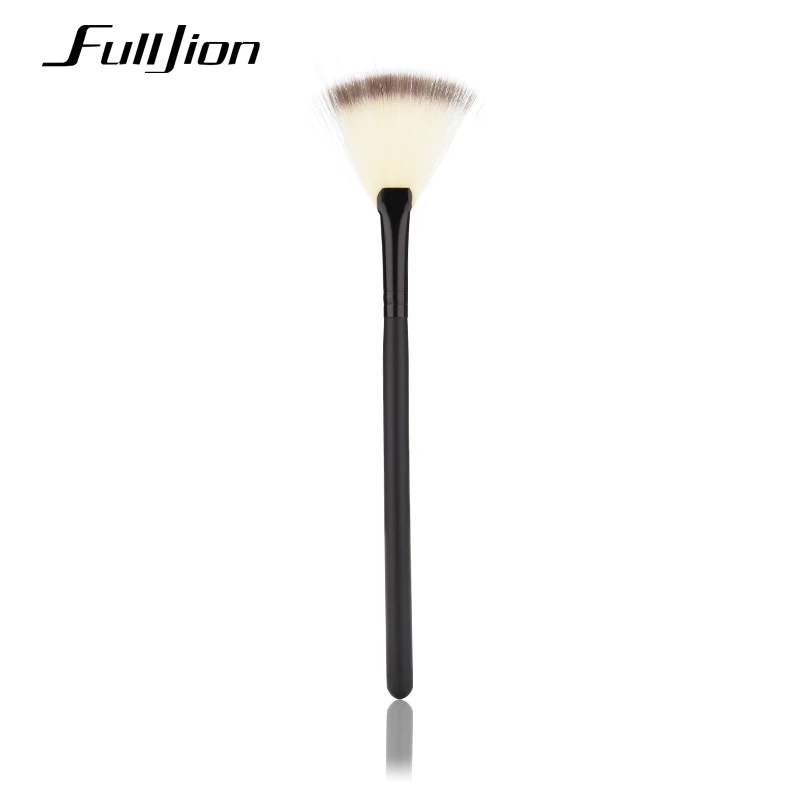 Тонкая веерообразная пудра консилор хайлайтер для макияжа кисть нейл арта