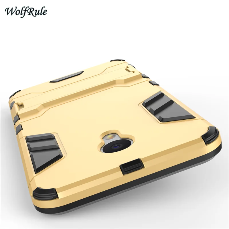 WolfRule For Meizu M5 Case Soft Rubber &amp Plastic Stand Anti Knock Cover 5.2'' &lt |