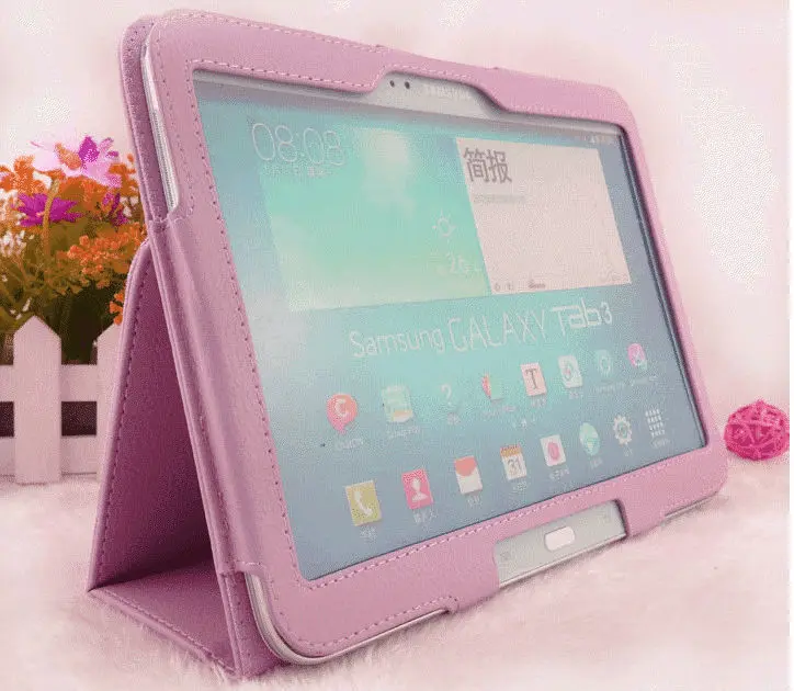 3 в 1 защитный чехол-подставка из искусственной кожи для Samsung Galaxy Tab 10 P5200 P5210 +