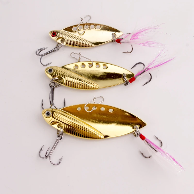 

1Pcs Metal VIB Lures 10g 16g 23g Vibration Spoon Lure Fishing Lure Bass VIB Bait Artificial Bait Lure Vib Bait