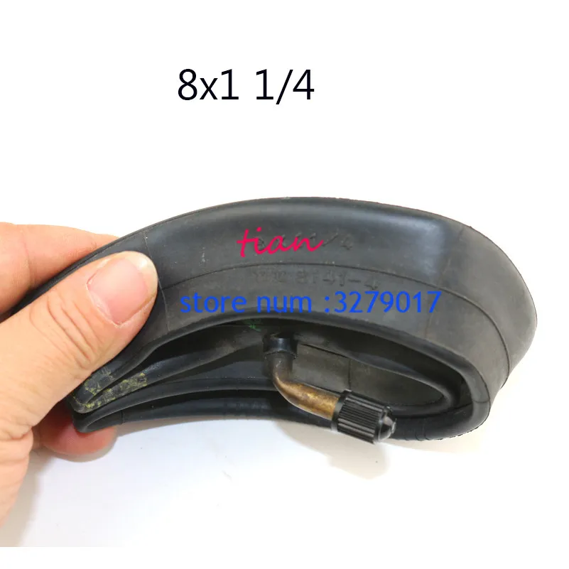 inner tire 8x1 1/4 ступица из алюминиевого сплава 32 мм ширина надутая труба колеса " пневматическое колесо внутренняя труба для кикскутера скутер колеса - Цвет: inner tire