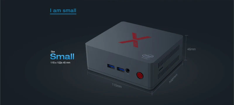 Beelink BT3-X J3355 windows10 мини ПК 4 Гб 64 Гб AC WiFi 1000 Мбит/с Bluetooth 4,0 Поддержка sata HDD двойной дисплей мини телеприставка