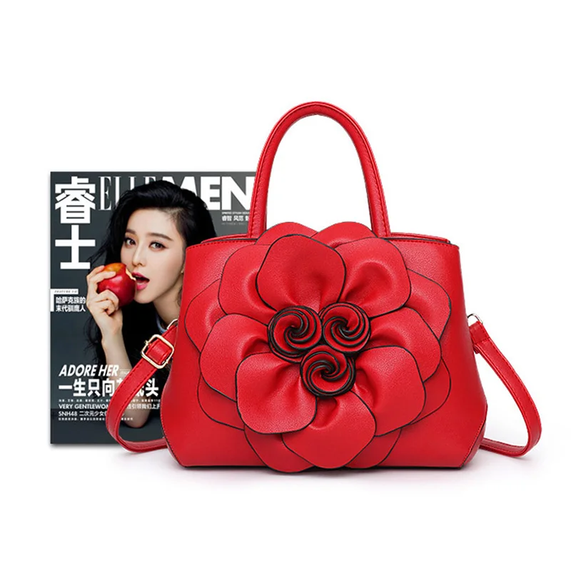 Женская сумка-тоут с цветами дизайнерские Роскошные брендовые дамские сумочки