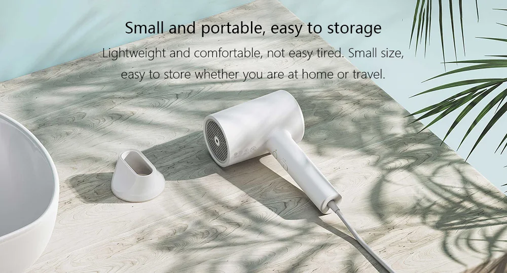 Xiaomi Mijia фен для волос 1800 Вт водный Ион электрический фен для волос Быстросохнущий ион для защиты волос умный фен с контролем температуры