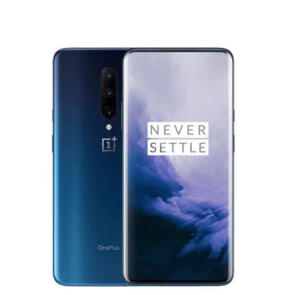 Фирменная Новинка Oneplus 7 Pro мобильный телефон 8 Гб 256 г Snapdragon855 Octa Core 6,67 дюйма 1440x3120p 19,5: 9 полноэкранный 16MP+ 48MP Камера NFC - Цвет: NebulaBlue 8GB 256GB