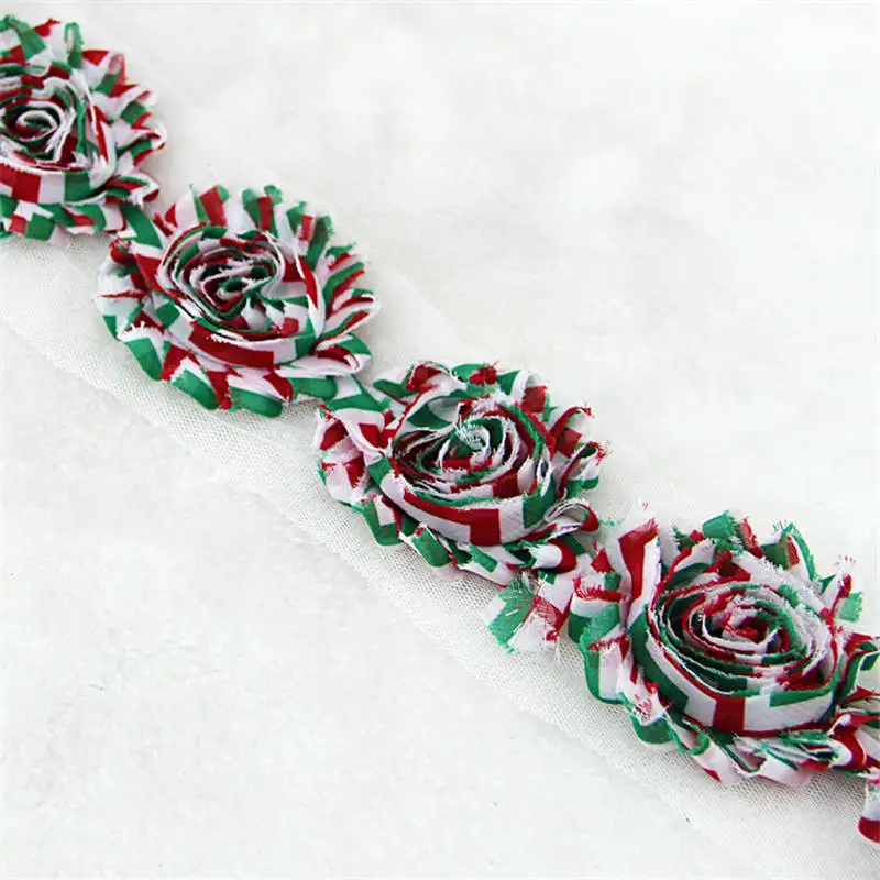 DoreenBeads рождественское кружевное шифоновое кружево цветок Роза Форма Garment Accessories