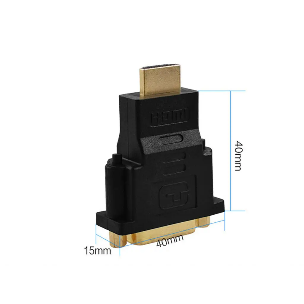 DVI в HDMI адаптер конвертер 24 + 5 папа Женский для ТВ LCD ПК компьютер DVD проектор PS3 PS4