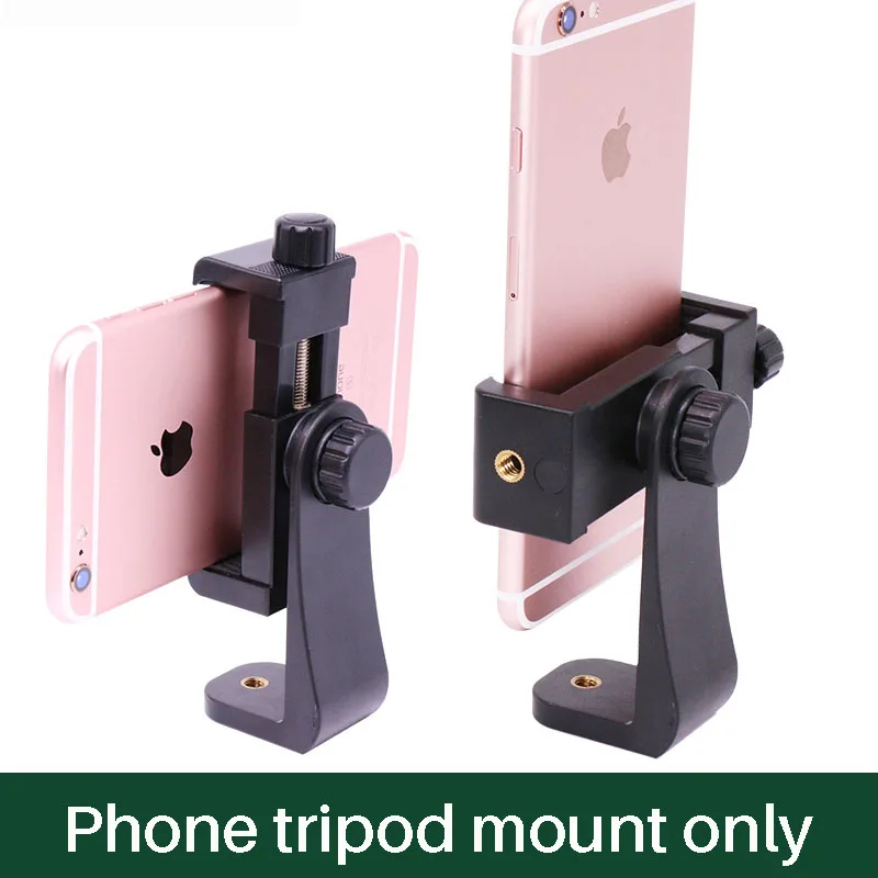 Phone Tripod Mount Ulanzi Универсальный штатив сотовый телефон Clipper держатель Вертикальная 360 градусов вращения адаптер клипсатор для клеток для iphone 8 x 7 Plus Samsung xiaomi смартфон - Цвет: Phone Tripod Mount