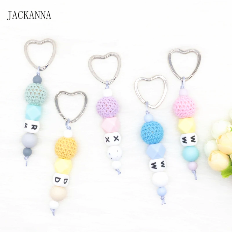 Детская цепочка для прорезывателя с именем персонализированная детская