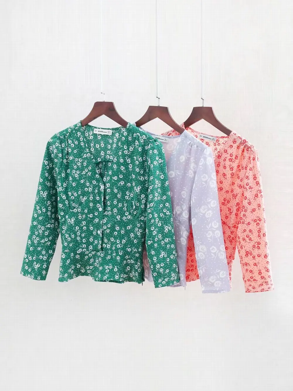 Женские блузки с принтом za повседневные оборками Blusas Feminina лето 2019|Рубашки| |