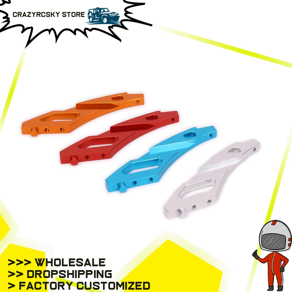 Front Anti-Bending Plate Chassis Brace For Rc Hobby Car 1/10 HPI WR8 Series Flux 108023 101210 101268 Chassis Brace Set 6061-T6