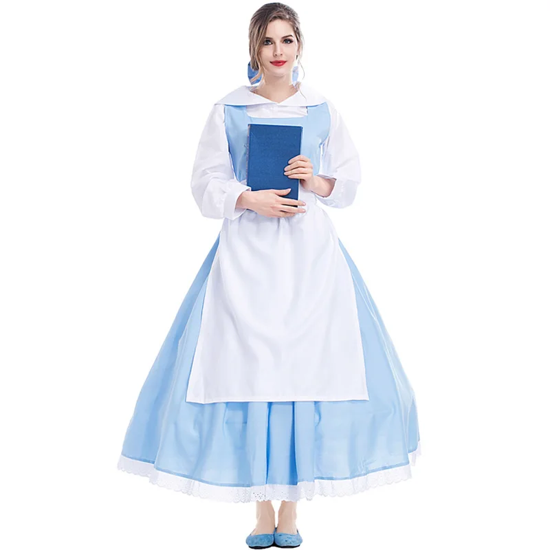 Новинка для влюбленных Красота и чудовище Косплэй Костюм Хеллоуин костюм COS