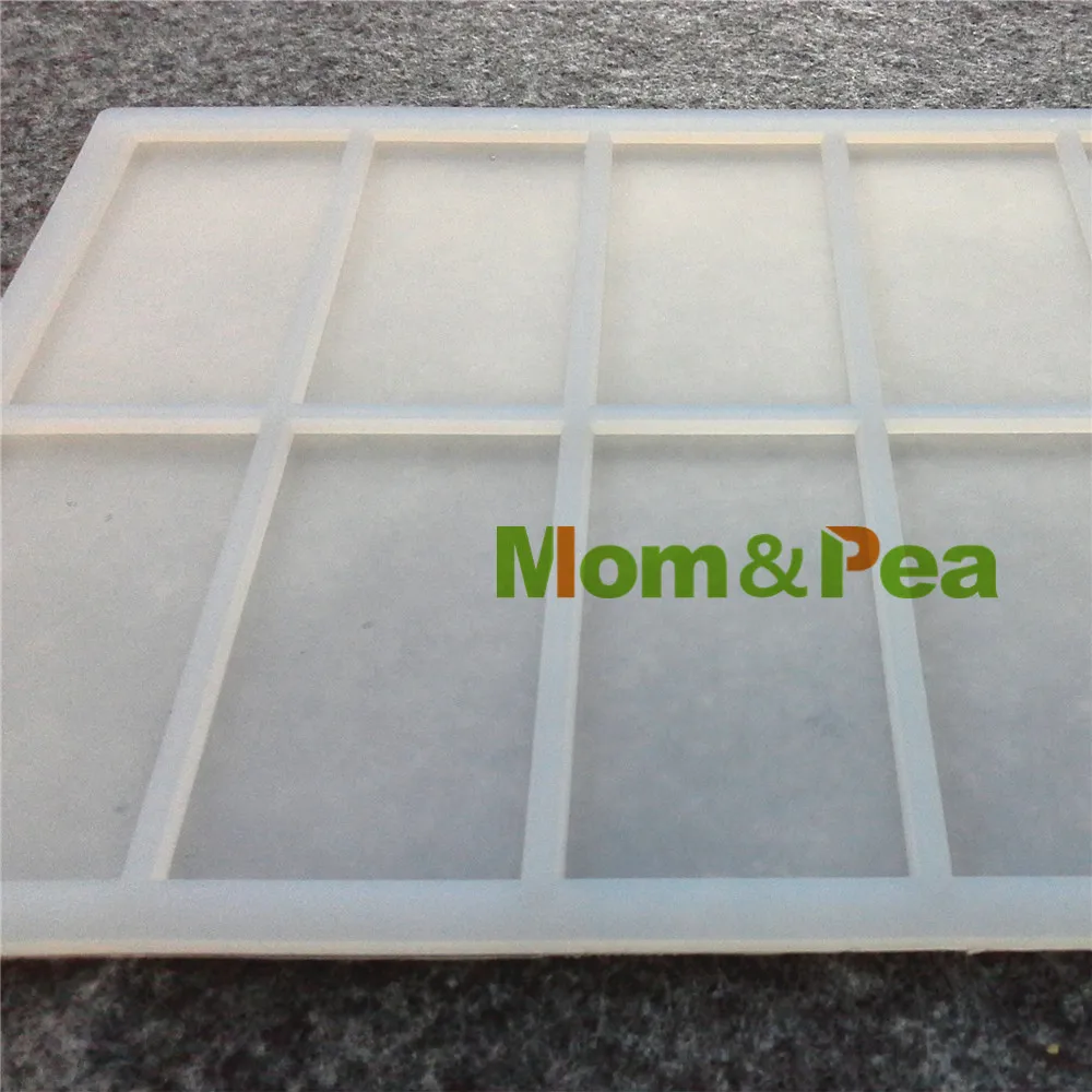 Mom & Pea CX010 Высококачественная прямоугольная силиконовая форма для шоколадных
