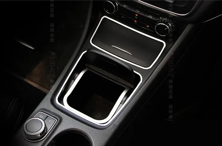 Аксессуары для Mercedes Benz GLA 260 CLA A200 W176 C117 W117 X156 коробка хранения зеркальная отделка