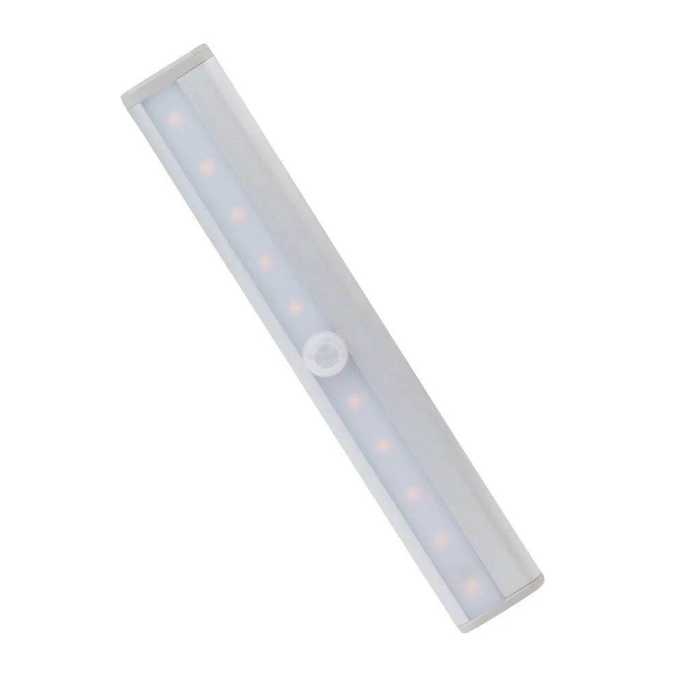 Беспроводной датчик движения 10 светодиодов ночник настенный светильник теплый