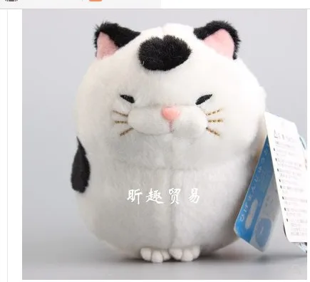 Бесплатная доставка 4 вида стилей кошка Hige Manjyu Maekake 18 см плюшевая игрушка Kawaii