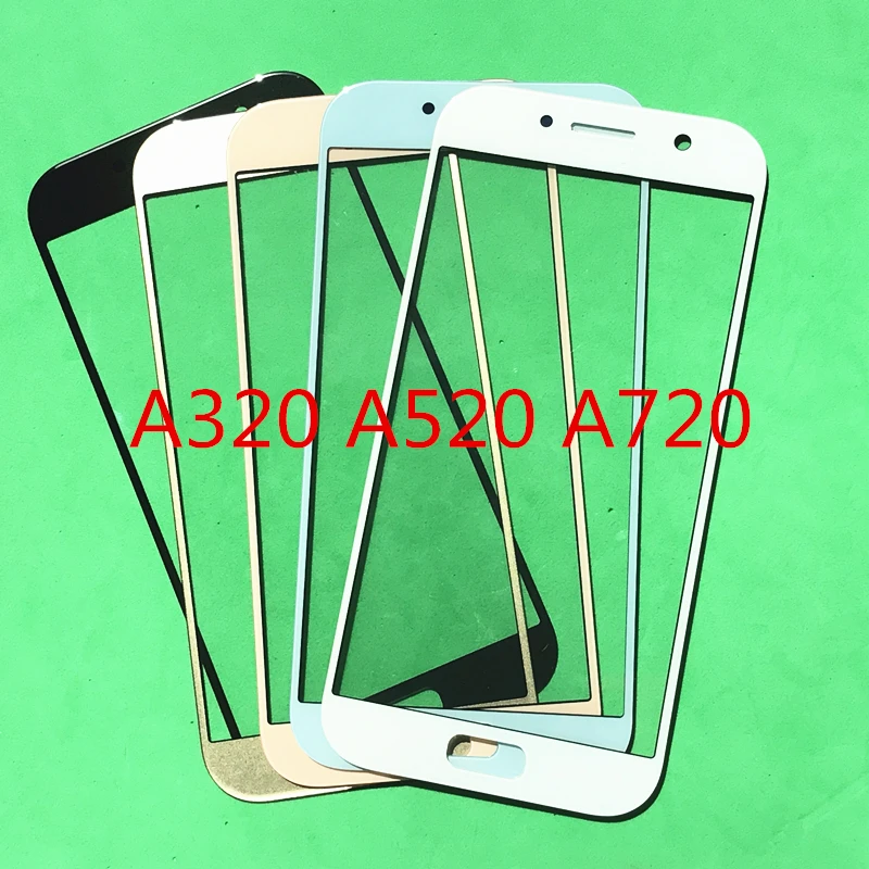 10 шт. внешнее стекло для сенсорного экрана Samsung A320 A520 A720 (A3 A5 A7 2017) | Мобильные