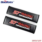Чехол для ремня безопасности аксессуары для Ford ST Racing 92 Focus 2 Focus 3 Mondeo Kuga аксессуары эмблемы из углеродного волокна стикер для автомобильного стайлинга