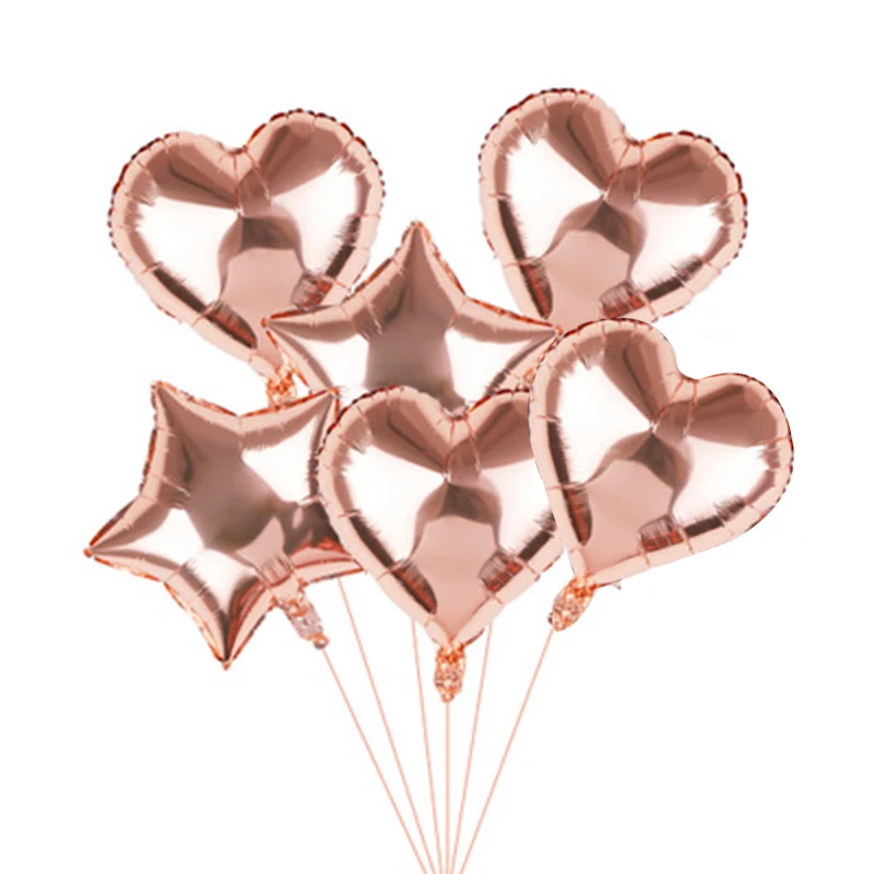 ZOPHIL розовое золото любовь письмо гелиевый шарик из фольги Свадебные Воздушные