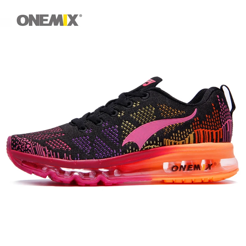 ONEMIX FASHION Women Casual Running Sneakers Men 3D-Knitting Mesh Upper Air Cushion Sport Outdoor Trail Trainers | Обувь