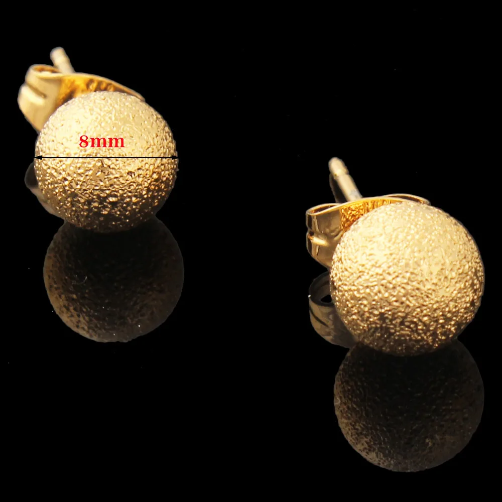 Женские/женские серьги-гвоздики Ethlyn круглые серьги золотого цвета ювелирные