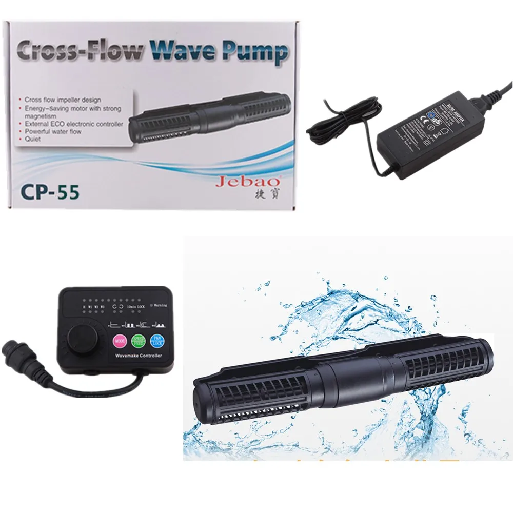 JEBAO/JECOD крест потока CP40/CP55 коралловые рифы для аквариума волнопродукторный насос с контроллером