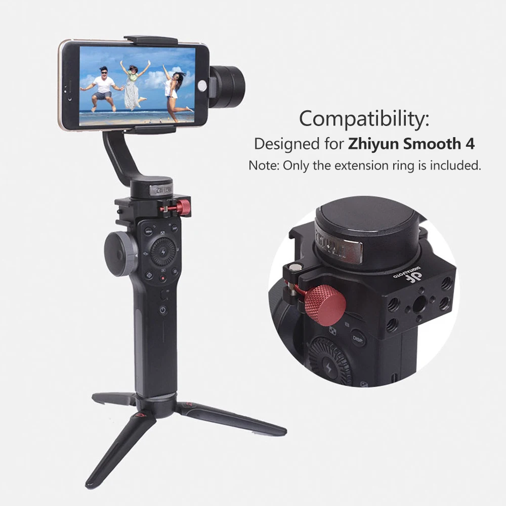 Удлинительное Кольцо-адаптер из алюминиевого сплава для Zhiyun Smooth 4 стабилизаторов