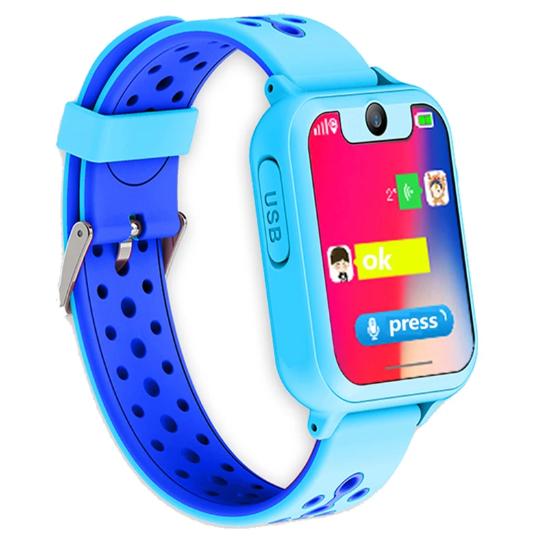 GIAUSA Детские Смарт-часы SOS Вызов локатор местоположения дети Smartwatch Анти-потери