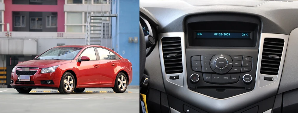 Dasaita " Android 9,0 Восьмиядерный Автомобильный gps для Chevrolet Cruze 2008-2011 без DVD с 4 Гб стерео Авто Радио Аудио головное устройство DAB