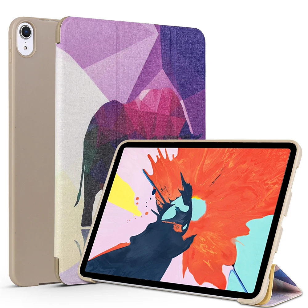 Умный чехол для iPad Pro 11 2018 из искусственной кожи ультра тонкий легкий Чехол задней
