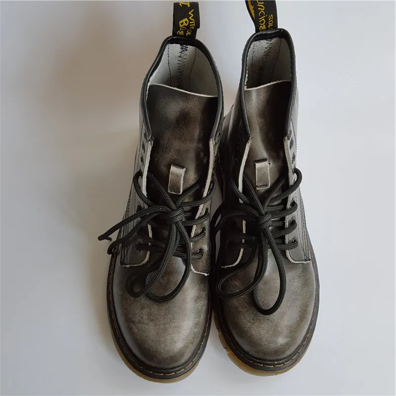 Мужские ботинки из натуральной кожи зимние в стиле милитари модные мужские
