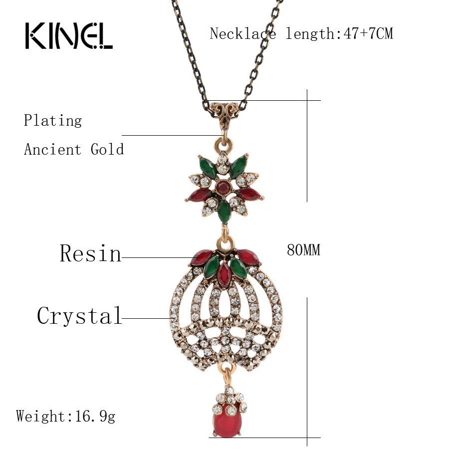 Женское винтажное ожерелье с подвеской в виде индейки | Украшения и аксессуары