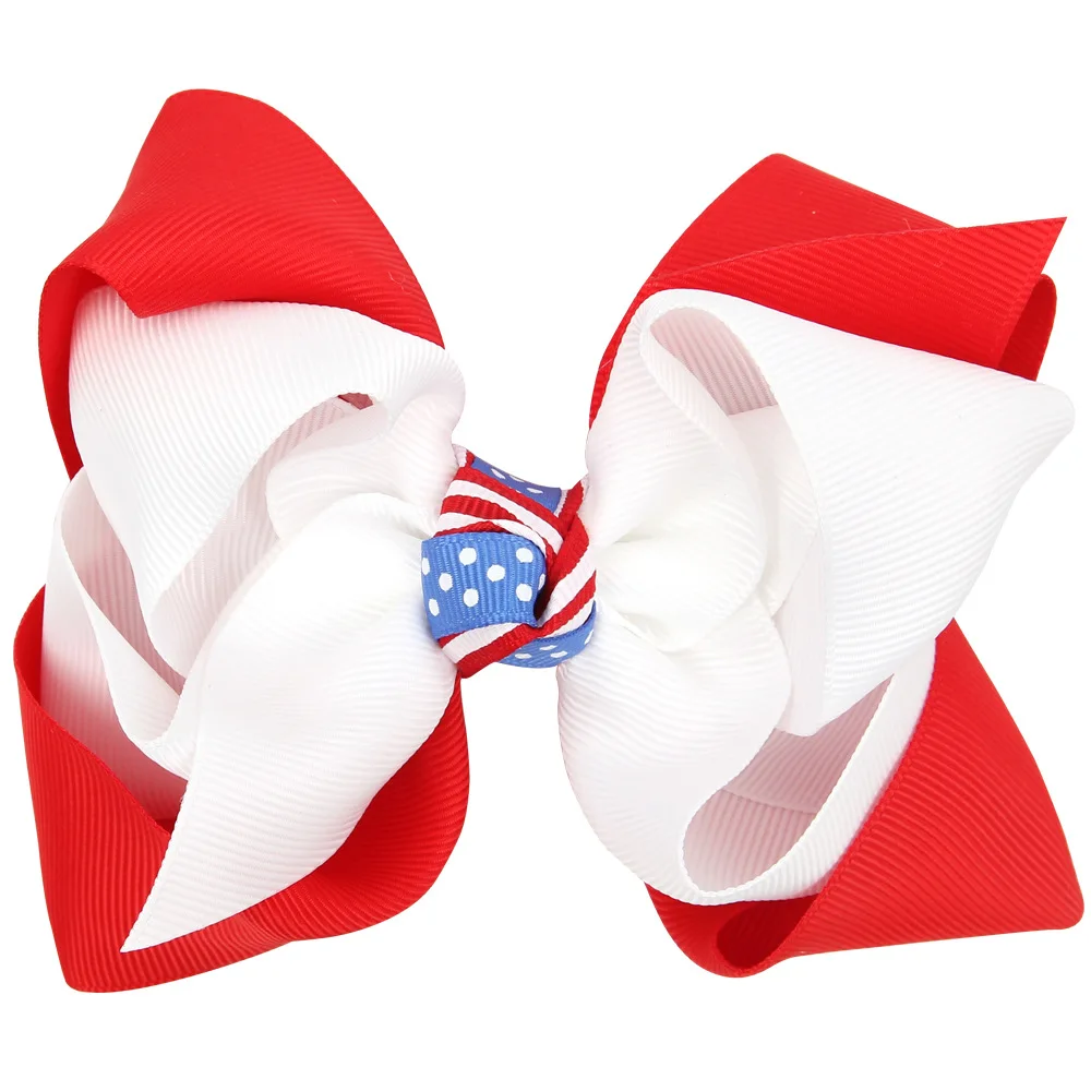 Fashion multicolored dot swallow hair accessories colorful bow Headband popular Rainbow gradient color large knot Hair | Детская одежда