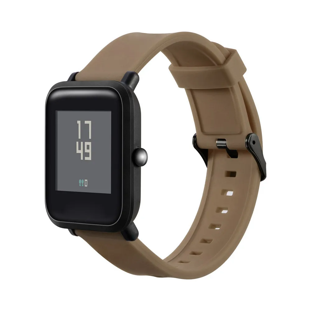 Браслет на запястье из мягкого силикагеля для Xiaomi Huami Amazfit Bip Youth Watch SmartWatch