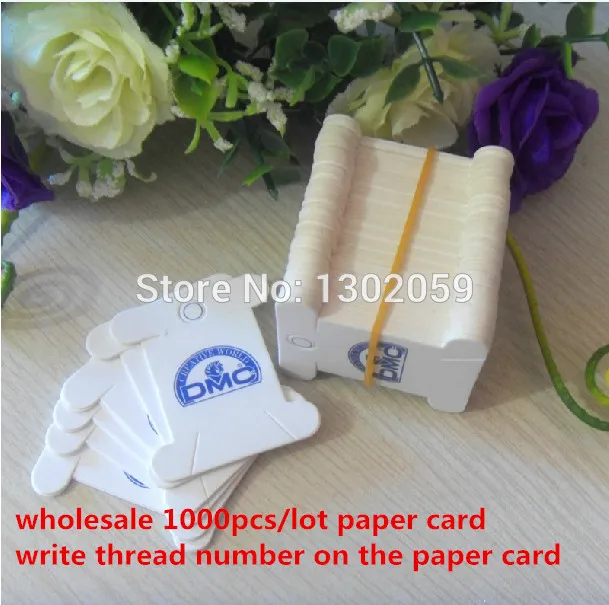 Оптовая продажа с фабрики бумажная карточка всего 1000 штук крестиком нитью для