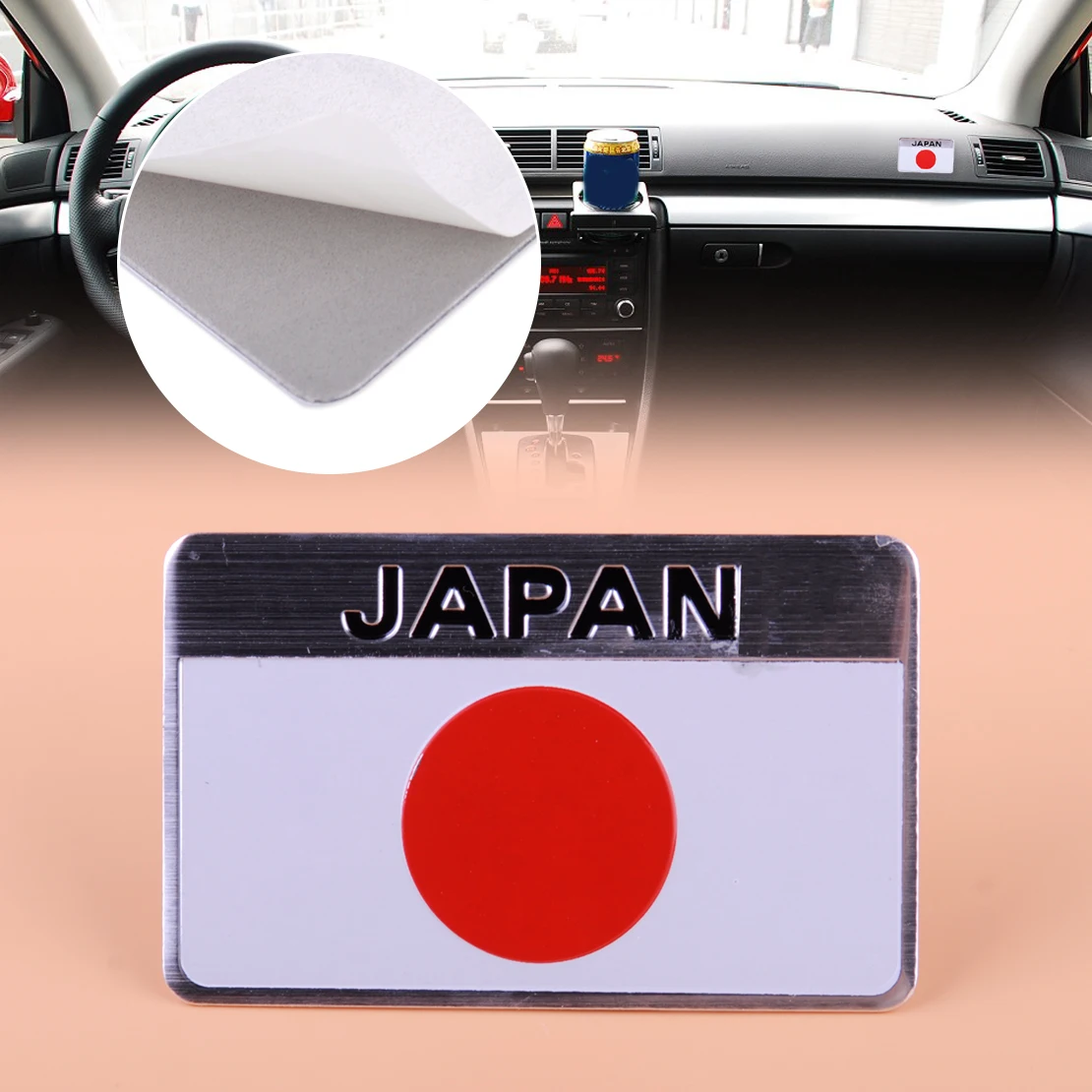 Beler 3D Алюминиевый автомобиль авто Япония JPN JAP JP Японский флаг эмблема